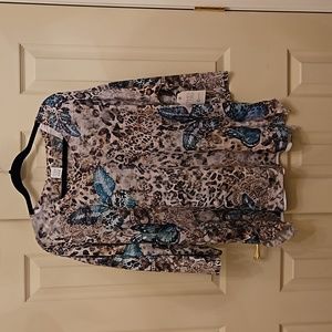 Time and Tru  Floral Top